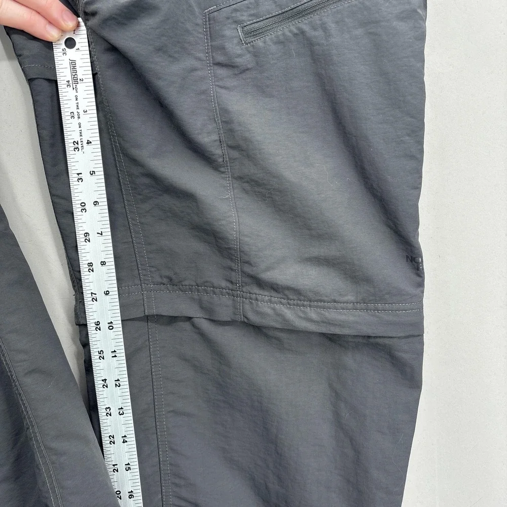 The North Face Pants Mens 40x32 Gray Paramount Convertible Cargo Outdoor Hiking